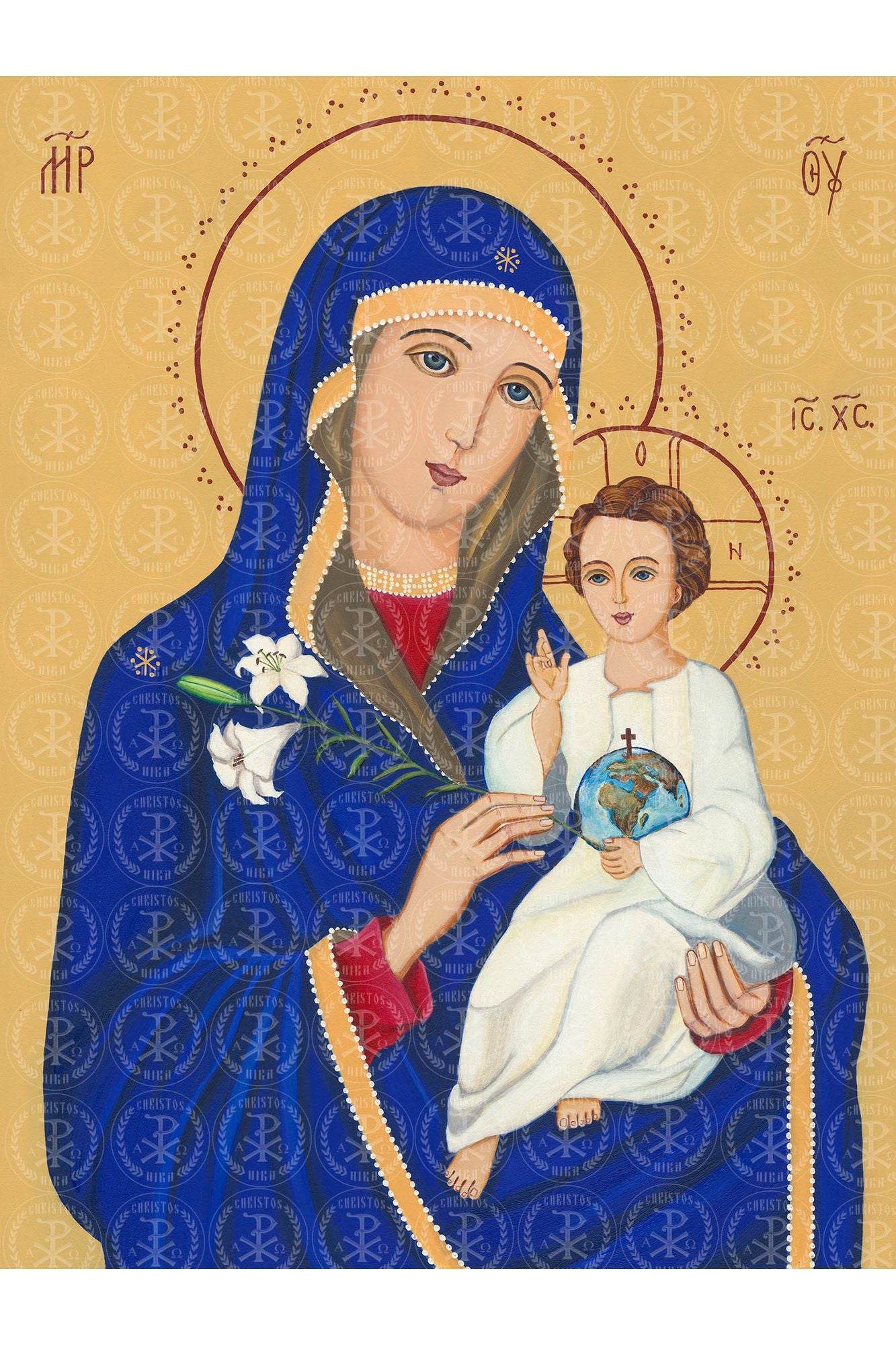 Icon of the Most Holy Theotokos - the Unfading Bloom