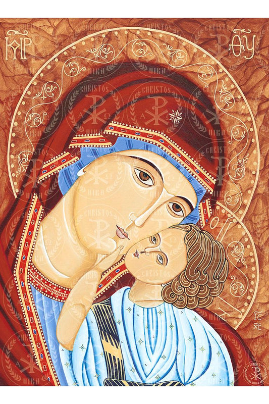 Icon of the Mother of God (Panagia Glykophilousa)_2